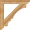 Ekena Millwork Balboa Slat Rough Sawn Bracket, Western Red Cedar, 6"W x 48"D x 48"H BKT06X48X48BOA06RWR - alternate 4